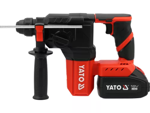 YATO YT-827722 Akkus fúrókalapács SDS+ BL motor 18V (töltő + 2x4Ah akku)