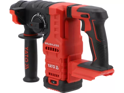 YATO YT-827726 Akkumulátoros fúrókalapács 18V SDS Plus 2,4J szénkefe nélküli motor (akku + töltő nélkül)