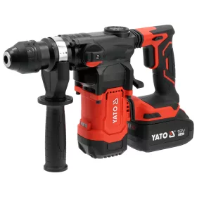   YATO YT-827741 Akkumulátoros fúrókalapács SDS+ tokmánnyal 18V 3,8J szénkefe nélküli motorral (2 X 4.0 Ah + töltő)