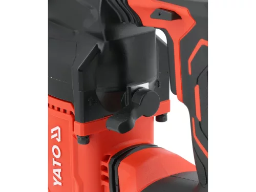YATO YT-827742 Akkumulátoros fúrókalapács SDS+ tokmánnyal 18V 3,8J szénkefe nélküli motorral (akku és töltő nélkül)