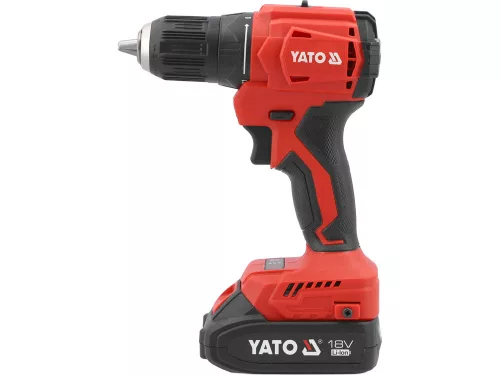 YATO YT-8277905 Akkus fúró-csavarozó 45 Nm szénkefe nélküli 18 V (2 x 2,0 Ah akku + töltő)