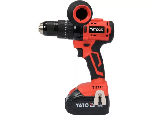 YATO YT-82790 Akkus ütvefúró-csavarozó 18 V szénkefe nélküli motor (1 x 3,0 Ah akksi + töltő)