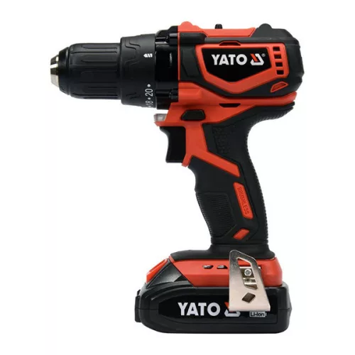 YATO YT-82794 Akkus fúrócsavarozó 42 Nm szénkefe nélküli 18 V Li-Ion (1 x 2,0 Ah akku + töltő)