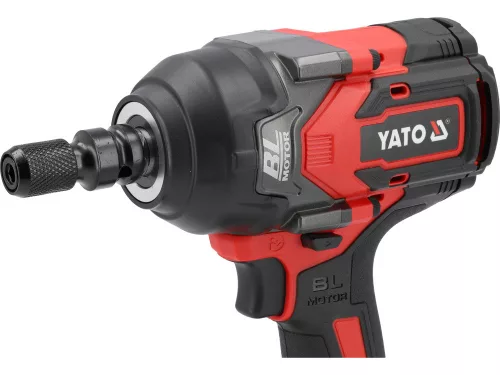 YATO YT-828071 Akkus ütvecsavarozó 1/2 Col 1200 Nm szénkefe nélküli 18 V (1 x 4,0 Ah + töltő)