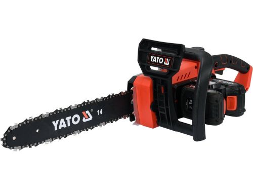 YATO YT-82812 Akkus láncfűrész 350 mm 2 x 18 V (2 x 2,0 Ah akku + töltő)