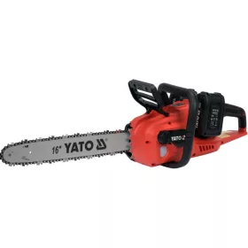   YATO YT-828131 Akkus láncfűrész 16" 2 x 18 V (2 x 4,0 Ah akksi + töltő)
