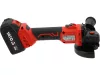 YATO YT-828252 Akkumulátoros sarokcsiszoló 18V 125mm szénkefe nélküli motorral (2x 4,0 Ah akku + töltő)