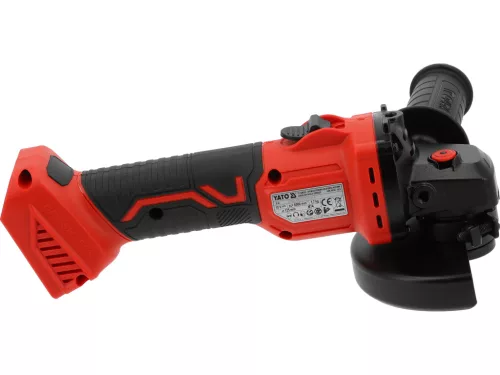 YATO YT-828253 Akkumulátoros sarokcsiszoló 18V 125mm szénkefe nélküli motorral (akku + töltő nélkül)
