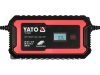 YATO YT-83002 Akkumulátor töltő 6/12 V 2/10 A max. 200 Ah LCD kijelző