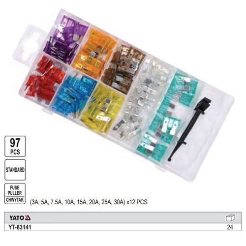 YATO YT-83141 Biztosíték készlet 97 részes általános