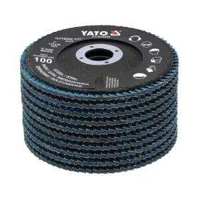   YATO YT-833003 Kék lamellás csiszolókorong P100 125 mm (10 db/csomag)