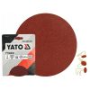 YATO YT-83432 Tépőzáras fíbertárcsa 125 mm / P60 (5 db/cs)