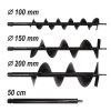 YATO YT-84660 Benzines talajfúró 51,2 cm3 + 3 fúrószár