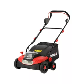   YATO YT-84841 Akkumulátoros gyepszellőztető szénkefe nélküli motorral(2x4.0 Ah + töltő)