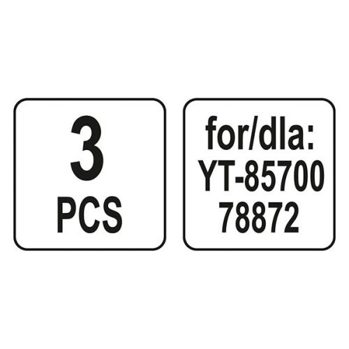 YATO YT-85735 Szintetikus porzsák 20 liter YT-85700 porszívóhoz (3 db/cs)